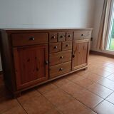 Buffet bas en pin
