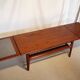 Expandable Scandinavian teak coffee table