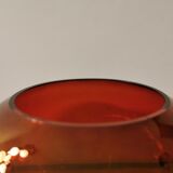 Vintage glass ball vase blown from Italy