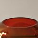 Vintage glass ball vase blown from Italy