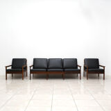 "Capella" seating group in rosewood by Niels Eilersen for Illum Wikkelsoe