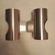Paire d'appliques murales inox oxar