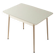 Table de cuisine vintage avec Resopal gris clair et chrome, années 1950.