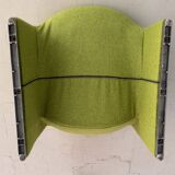 Giancarlo Piretti Alky Lounge Chairs in New Green Fabric, Set of 2