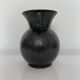 Vase with handles black yellow vintage