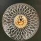 Vintage lampshade in chiseled glass