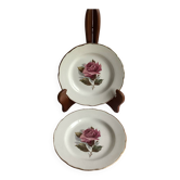 Lot de 2 assiettes à dessert GIEN Chambord
