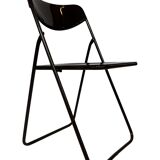 Vintage Ted Folding chairs Niels Gammelgaard for Ikea - Set of four - in Dark Brown