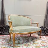 Louis XV Style Natural Wood Living Room, 19th Century