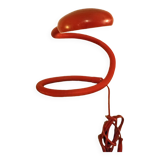 Orange flexible articulated lamp