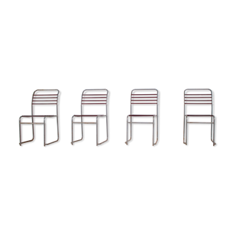 4 chaises “sandow” style Bruno Pollak