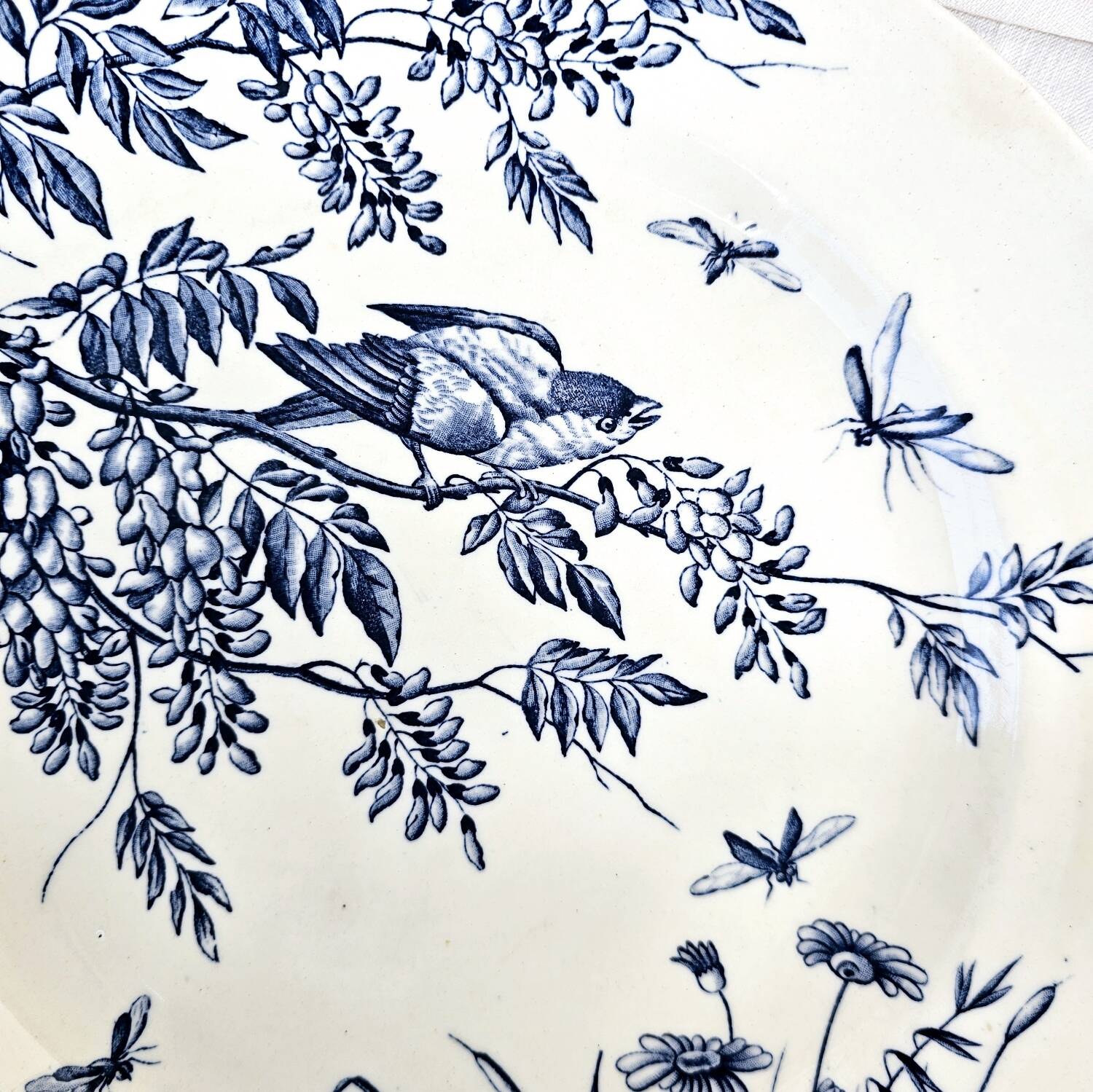 Round dish "Printanier" Terre de Fer