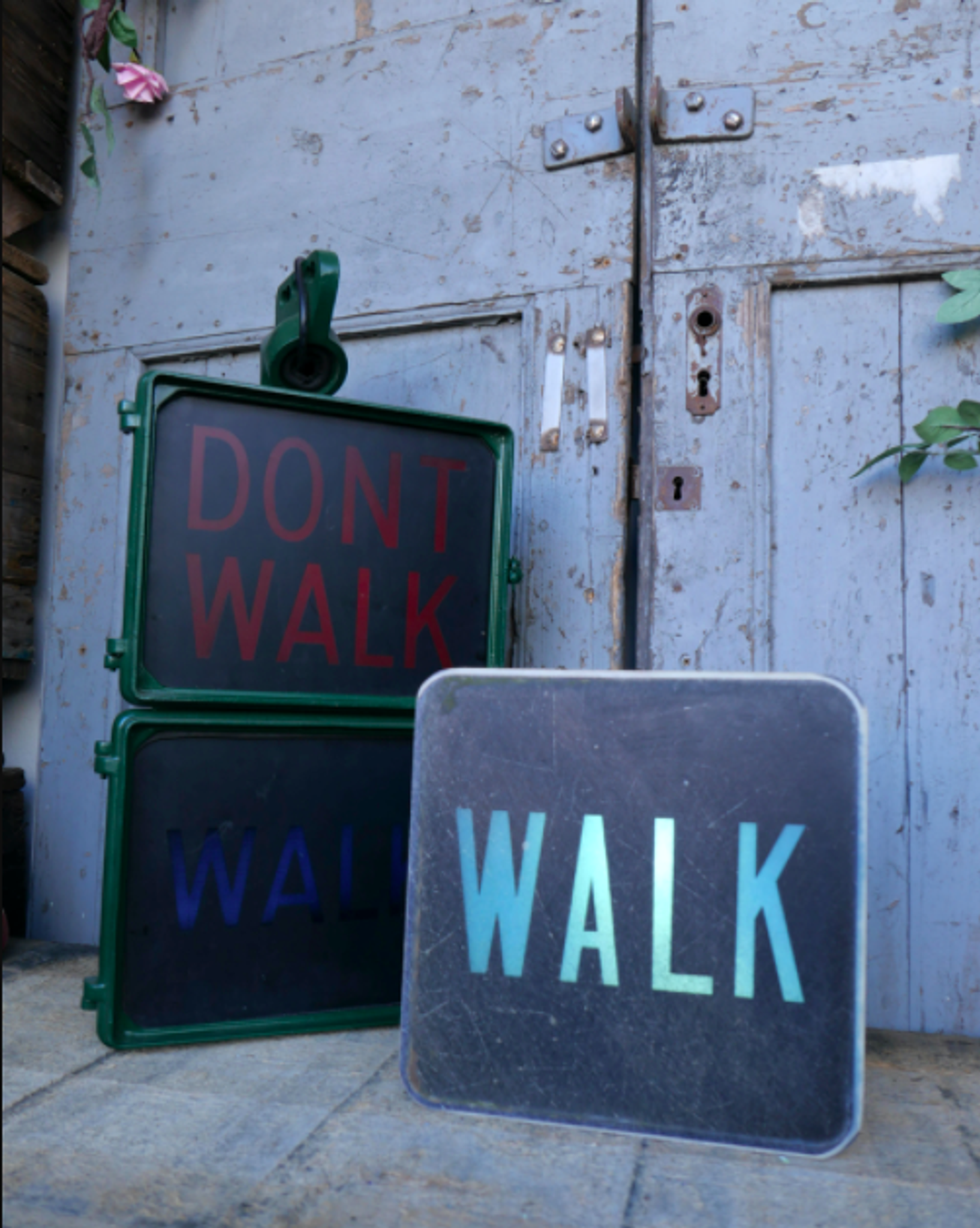 American fiberglass fire plate don't walk