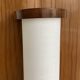 1960s wooden floor lamp