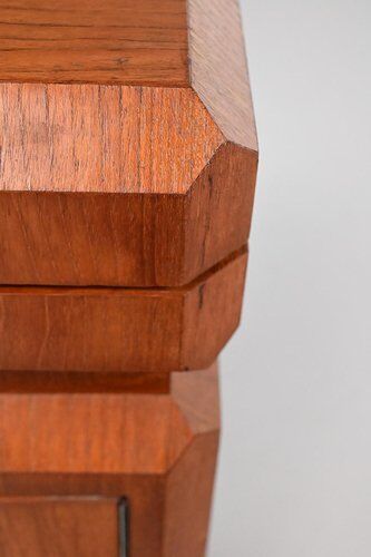 Teak Fliptop Bar Cart