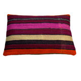 Vintage turkish kilim cushion cover, 30 x 50 cm