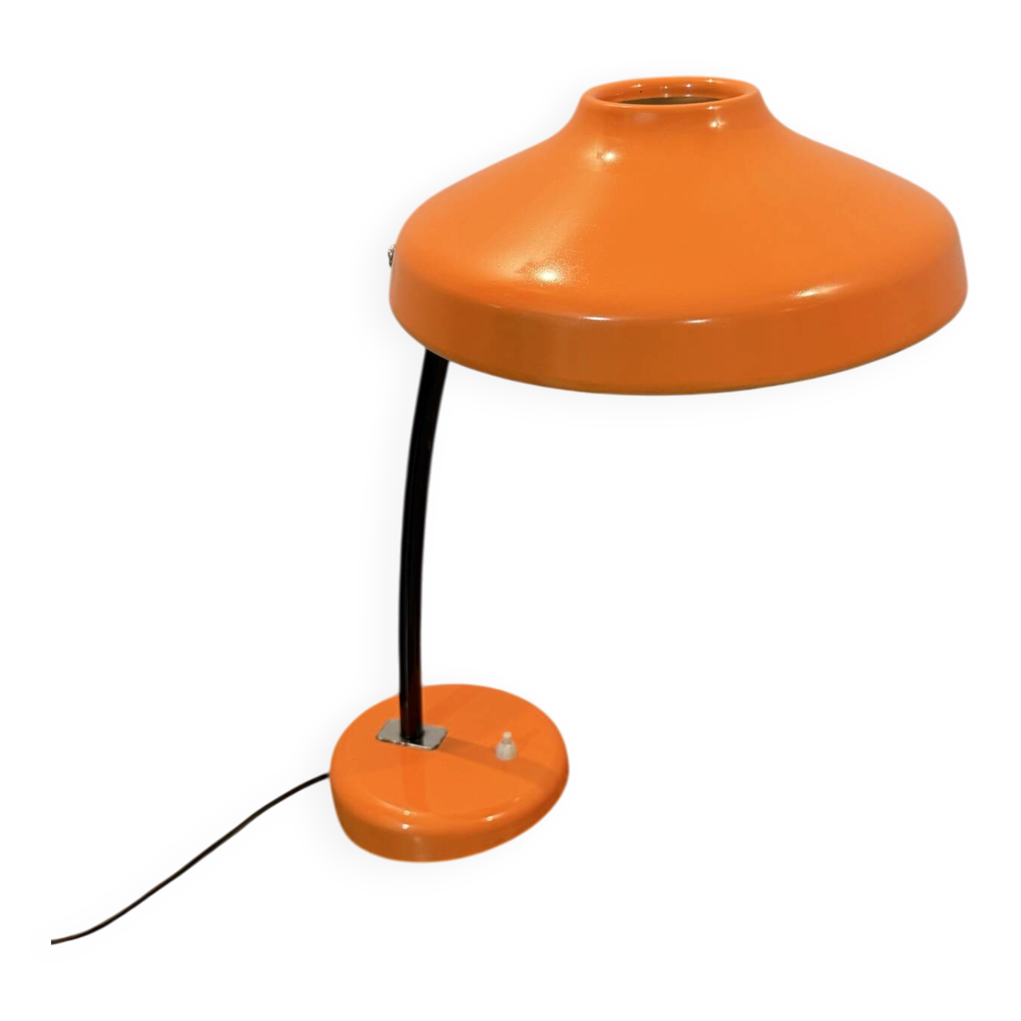 Lampe à poser Mid-Century design Space age forme soucoupe