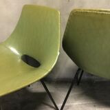 Chaise "Tonneau" Pierre Guariche, édition Steiner