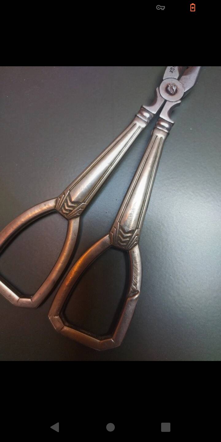 Original Art Deco sugar tongs