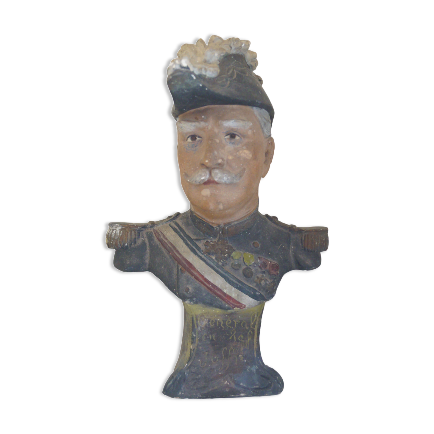 Plaster bust 1920 Joffre