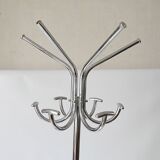 Vintage design coat rack from the 70s 1970s 1980s chrome metal