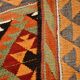 5x10 Red Green Tribal Handmade Vintage Kilim Rug, 165x315Cm