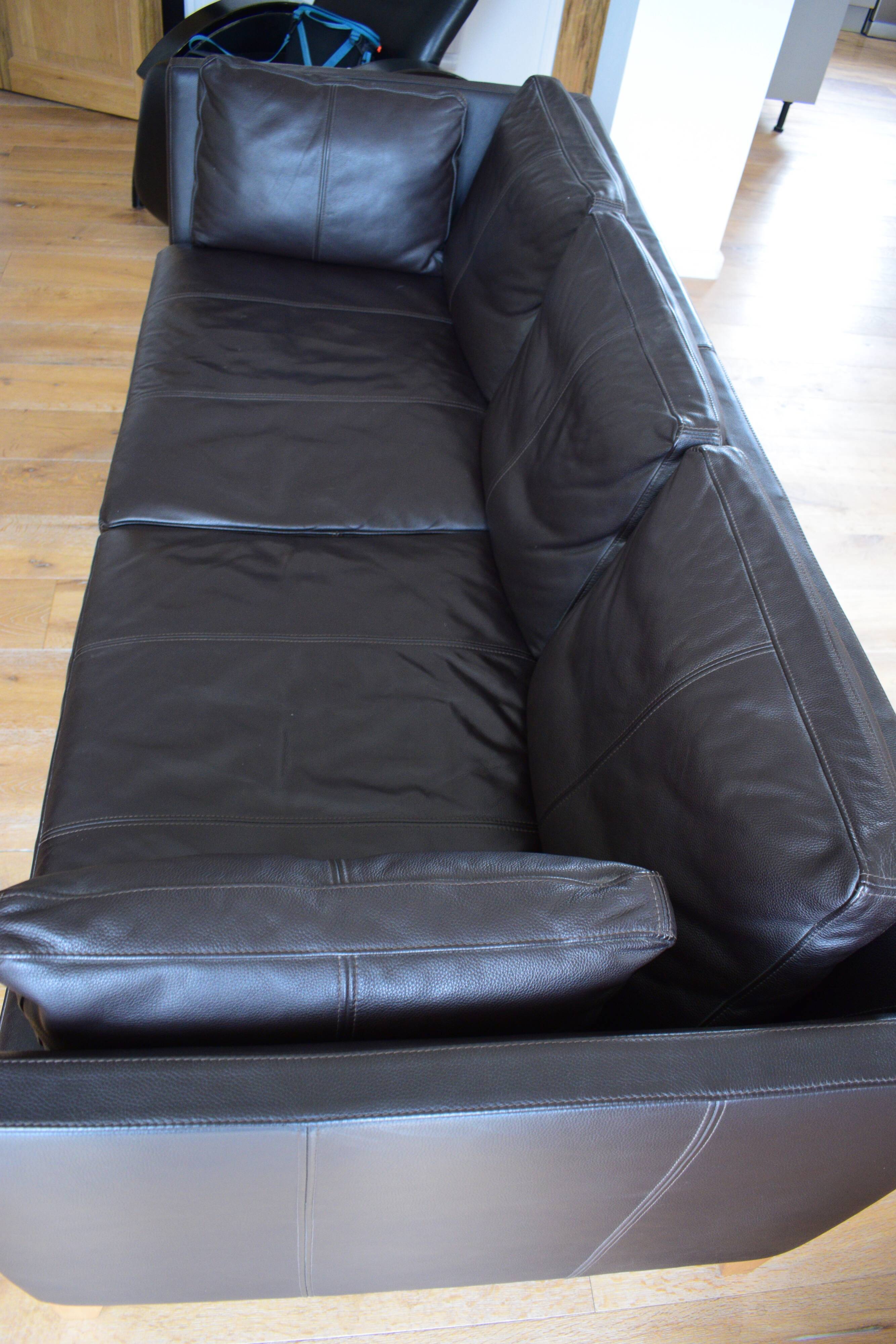 Stockholm leather sofa