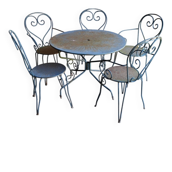 Salon de jardin en fer