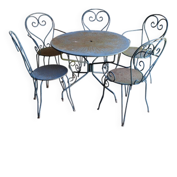 Salon de jardin en fer