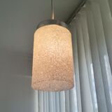 Vintage 60s minimalist white hanging lamp
