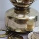 Golden brass vase