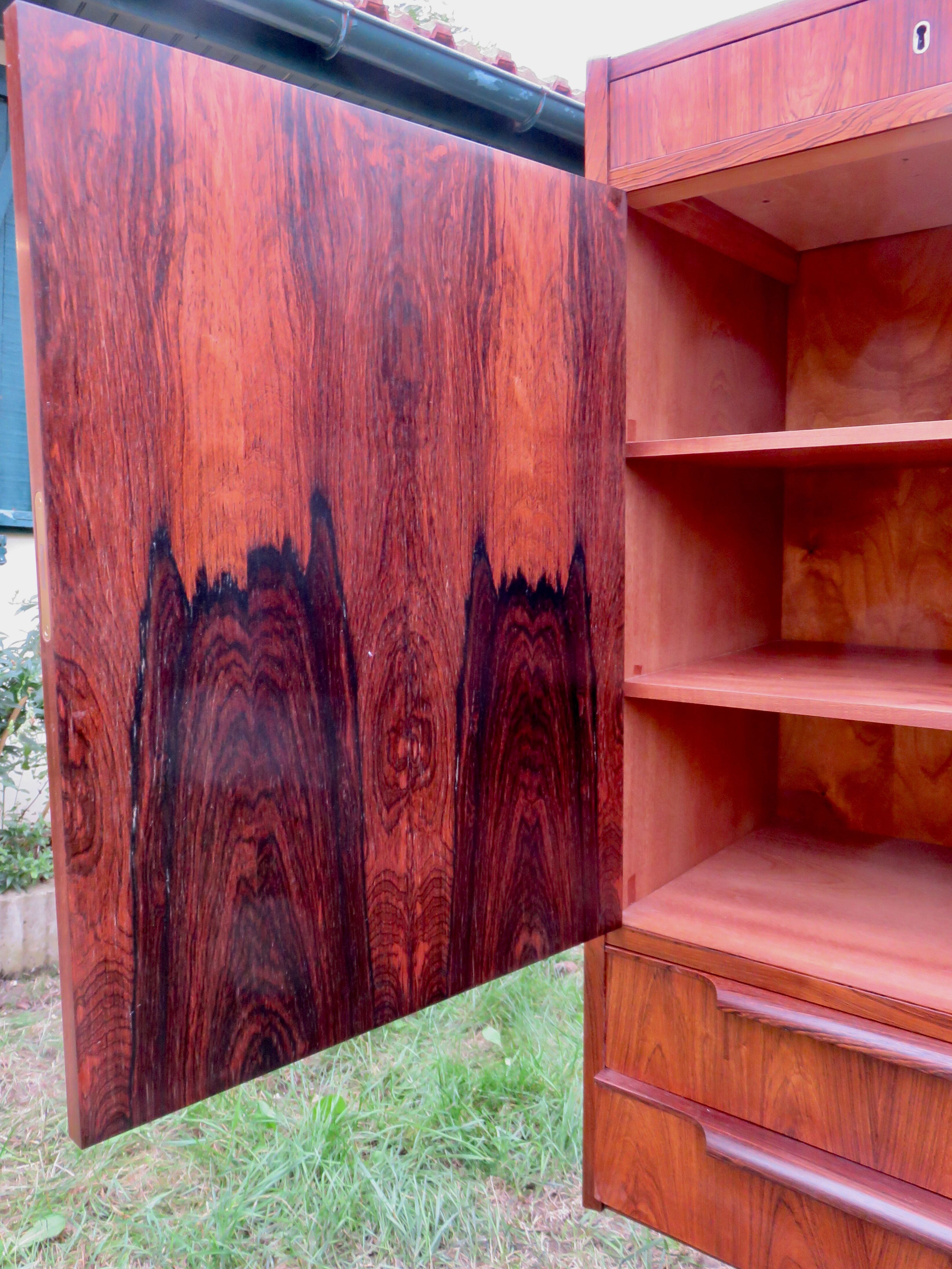 Rosewood drawer sideboard, Denmark, 1960