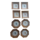 Lot de 8 assiettes de la savane