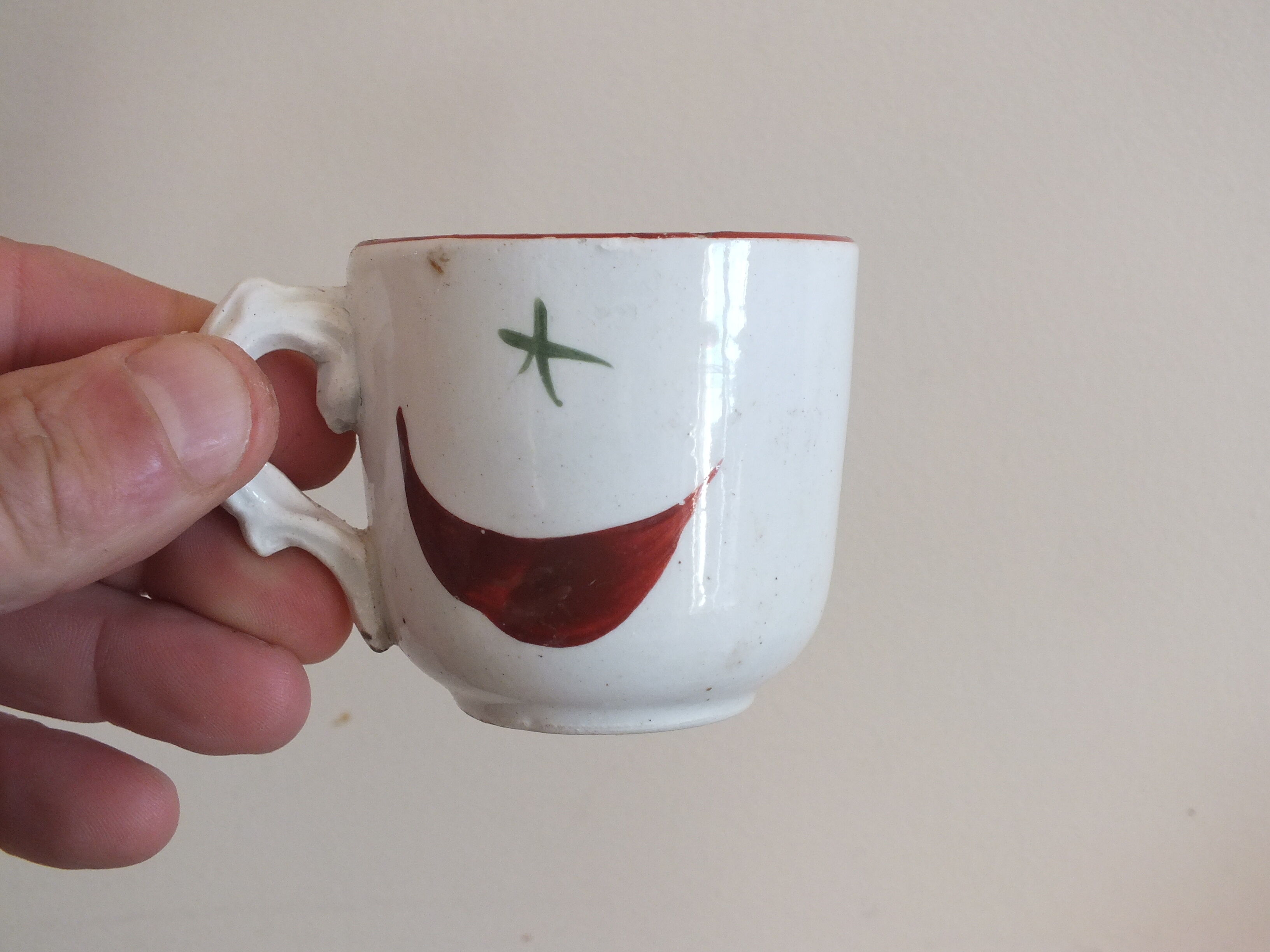 Lot 3 cups old orientalist decoration (Crescent Moon and star)