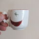 Lot 3 cups old orientalist decoration (Crescent Moon and star)