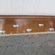 Porte manteau mural en bois et aluminium