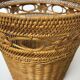 Basket rattan braided