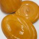 Service esterel 8 ceramic plates salins graphic honey color