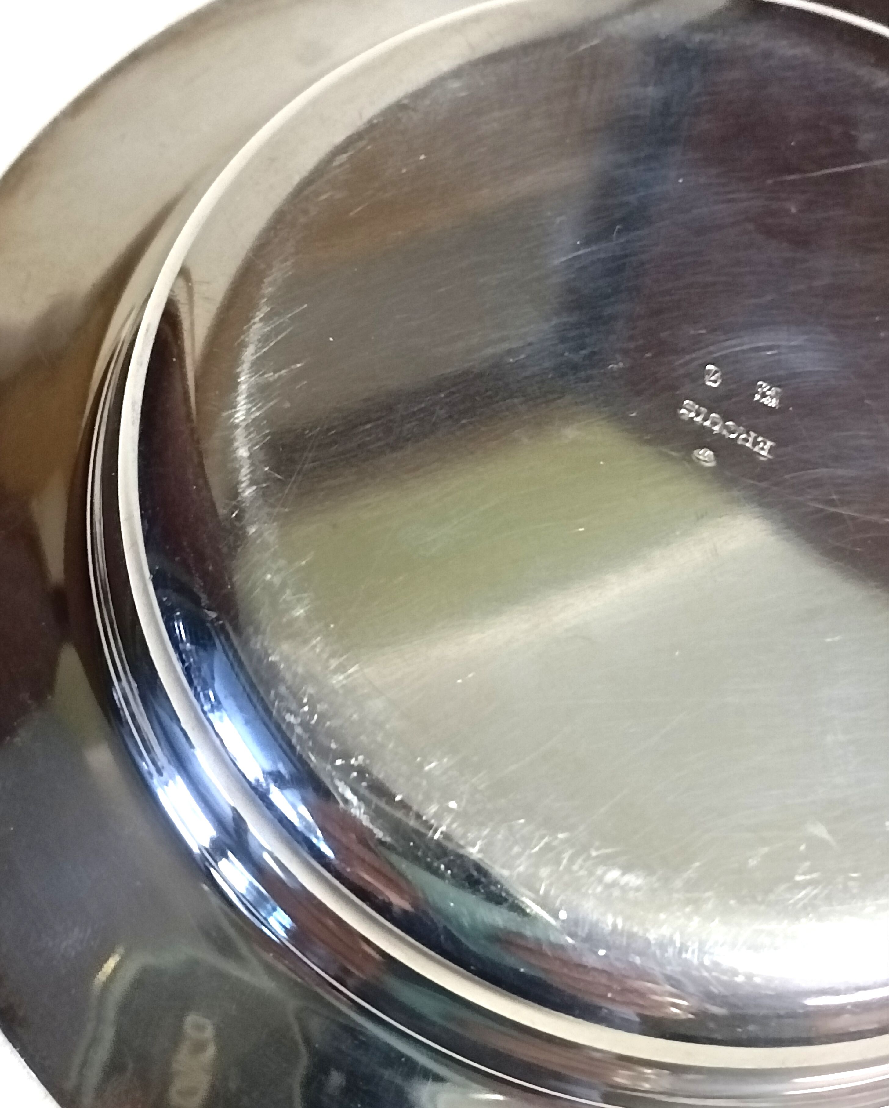 Silver metal bottle underwear Ercuis