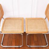 2 Cesca B32 Breuer Chairs Made in Italy - Canework of the seats redone