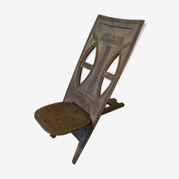 Palaver in carved wood Chair