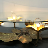 Table basse en laiton par Henri Fernandez 1970s
