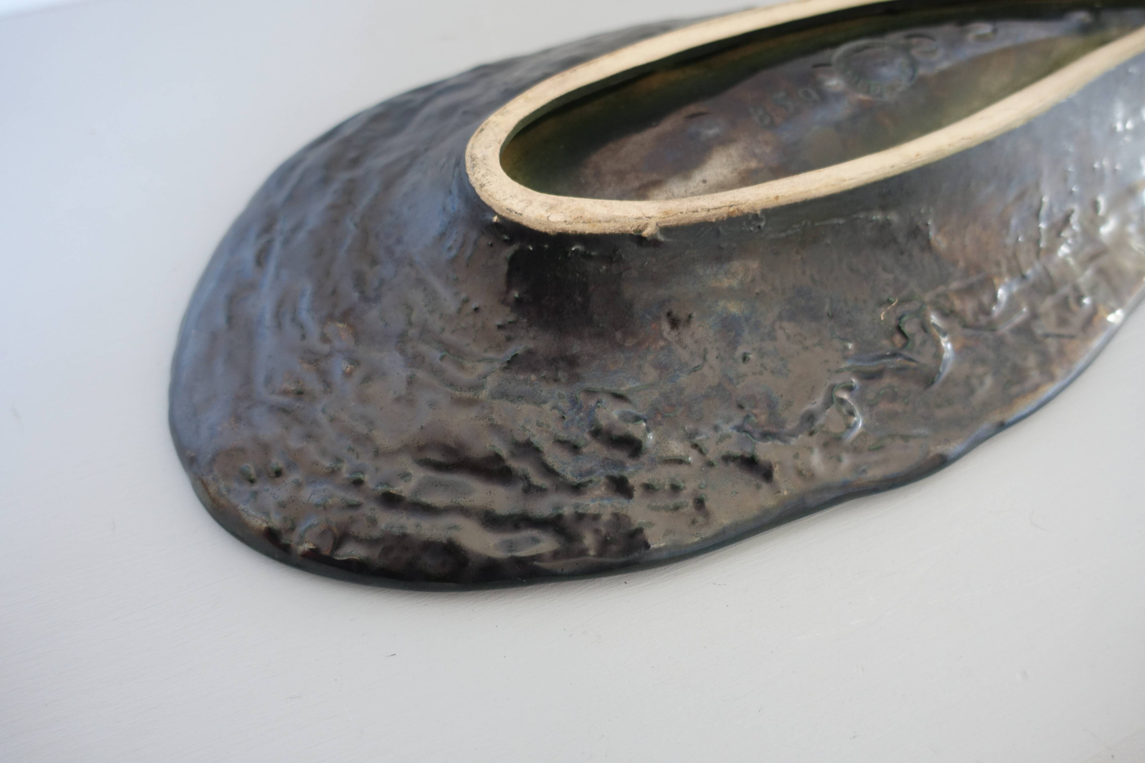 Pol Chambost flat in the shape of pearly shell 1950