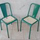 Pair of bistro Tolix chairs