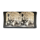 Old photography stereo, stereograph, luxury, albumine 1903 Palace Hotel des Champs-Elysées Paris