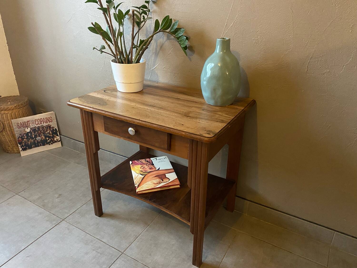 Vintage art deco table from the 50s