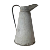 Antique zinc water pitcher