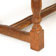 Rustic Farmhouse Brutalist Oak Dining Table