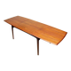 Narrow 1960s Danish Extending Table In Teak By Arne Hovmand Olsen