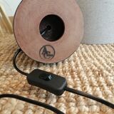 Vintage lamp wood 1980